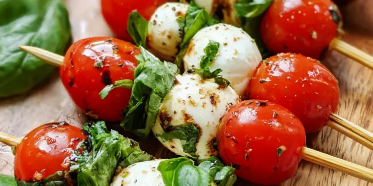 caprese skewers featured