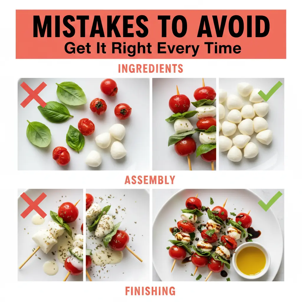 caprese skewers common mistakes