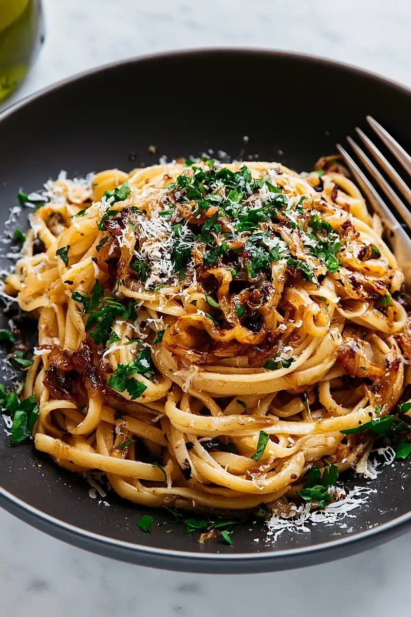 Why you'll love caramelized onion pasta recipe