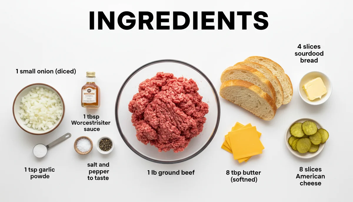 cheeseburger melt recipe ingredients