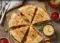 cheeseburger quesadilla recipe featured