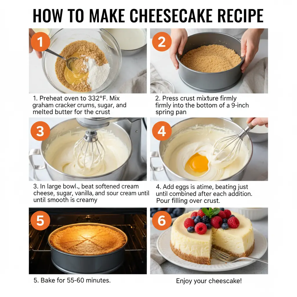 How to make cheesecake recipe
