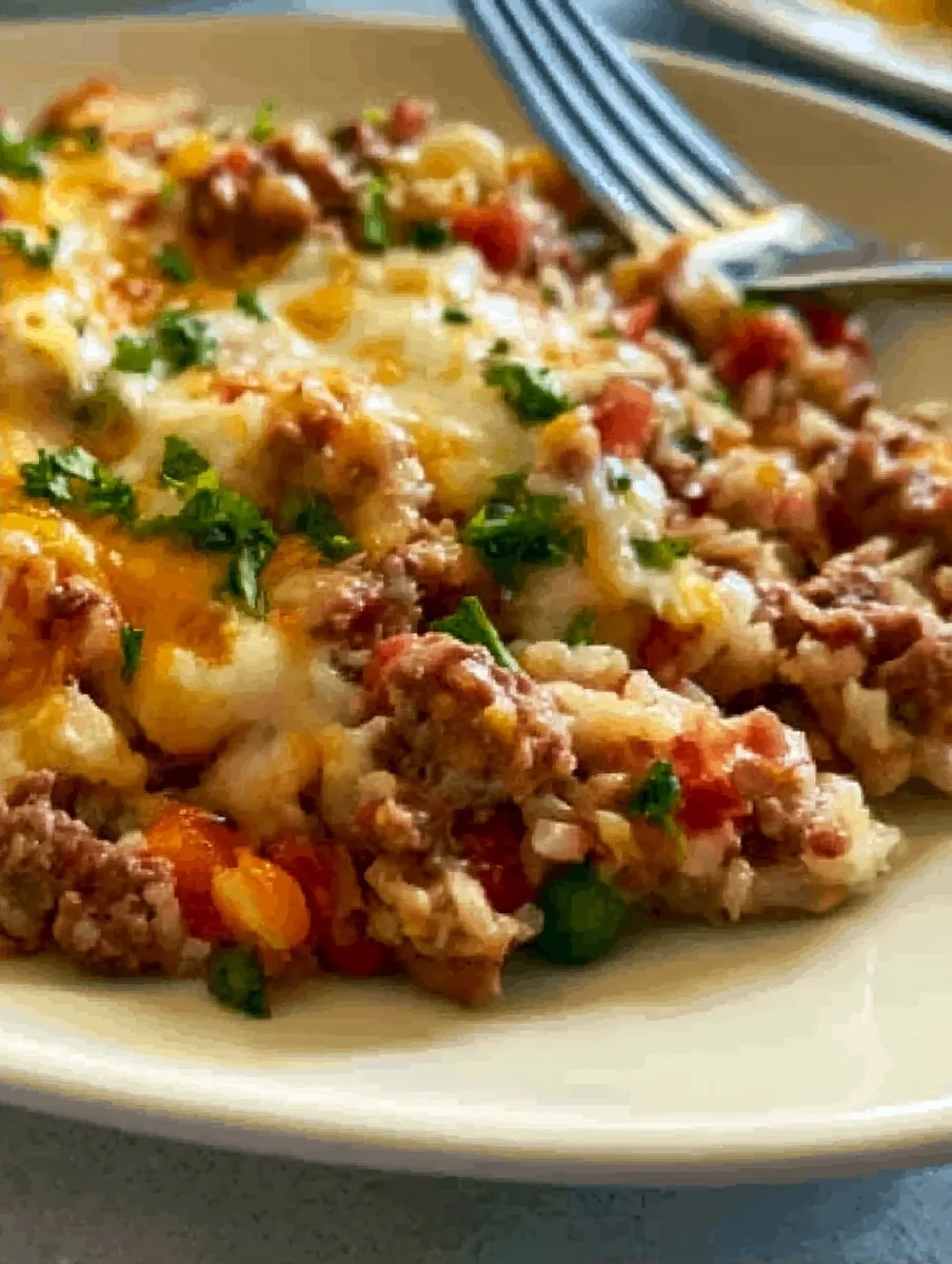 Why you'll love cheesy ground beef rice casserole recipe