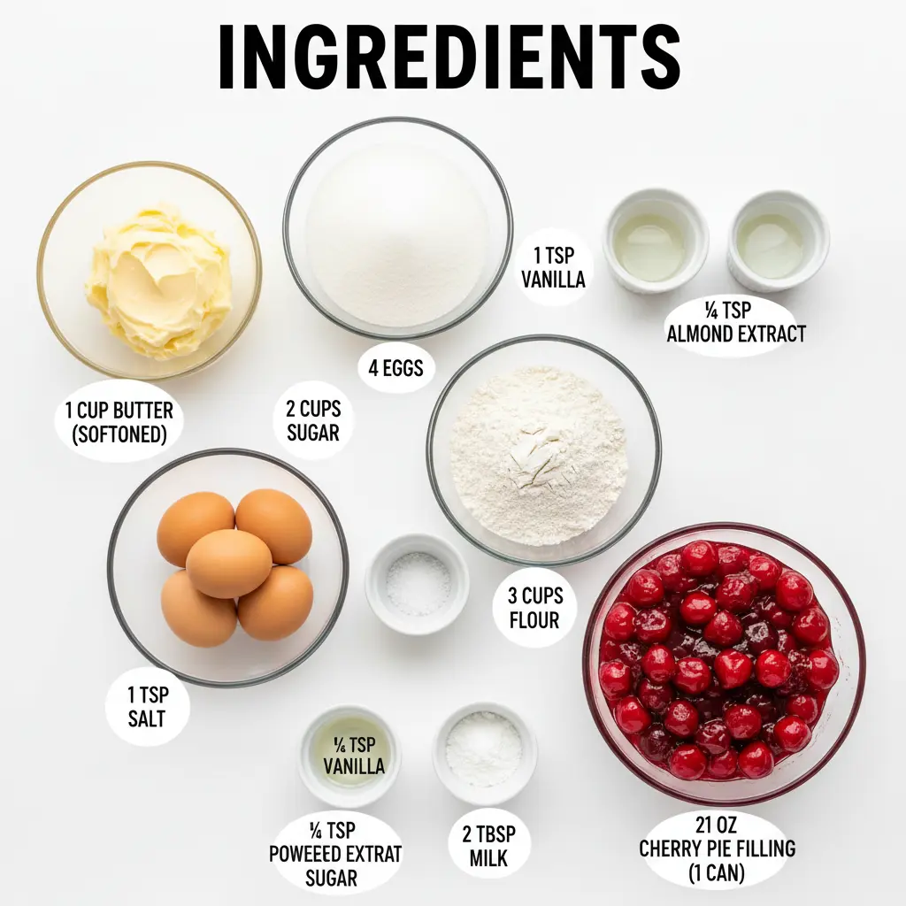 cherry pie bars recipe ingredients