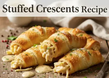 chicken alfredo stuffed crescents featured