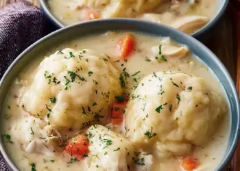 chicken and dumplings recipe featured