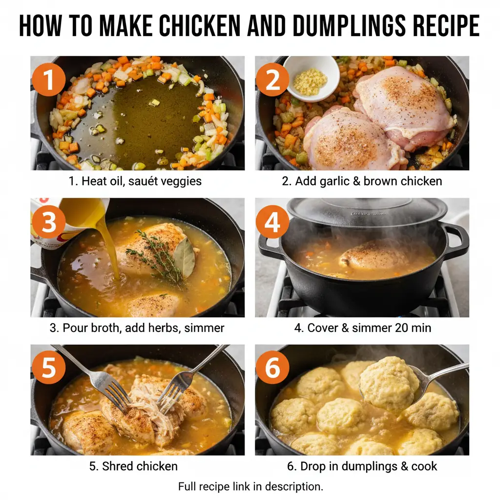 How to make chicken and dumplings recipe