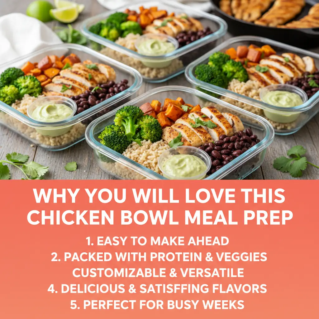 Why you'll love chicken bowl meal prep