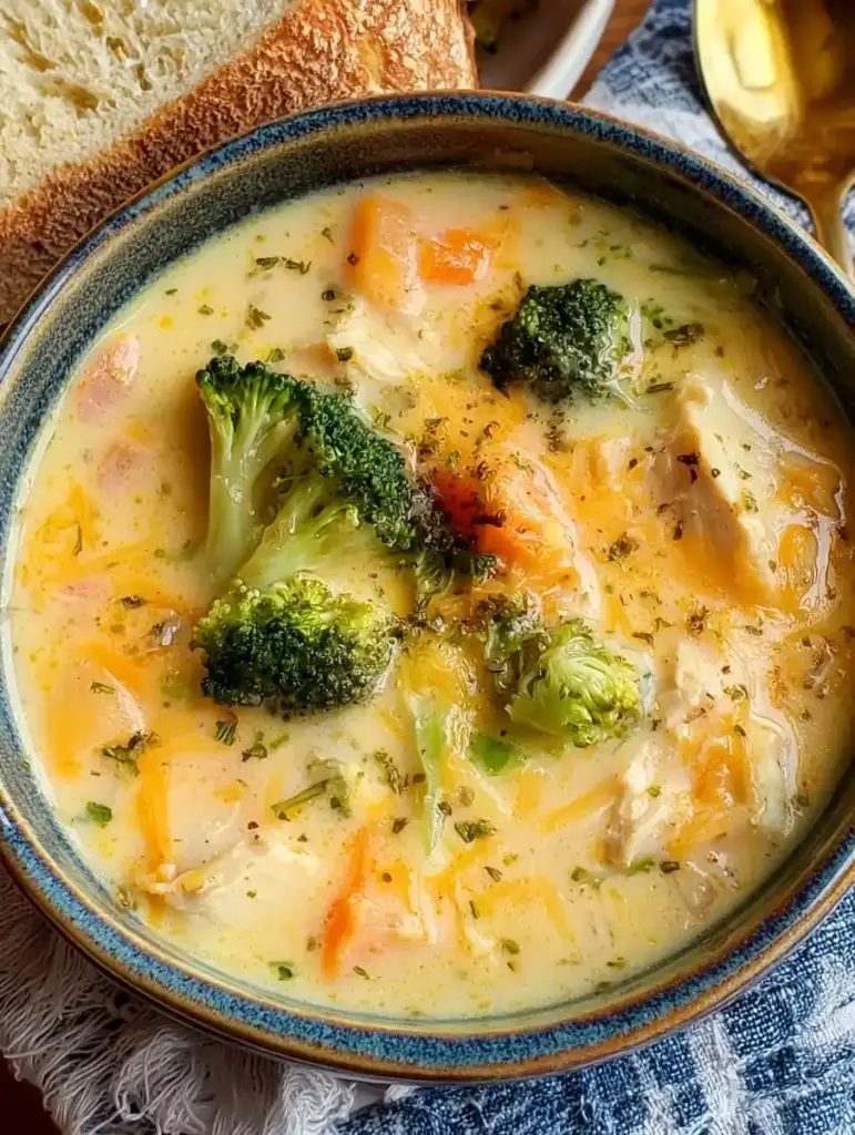 chicken broccoli cheddar soup recipeCard1