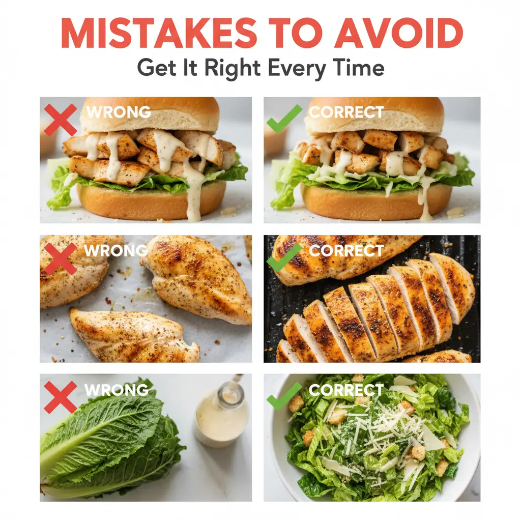 chicken caesar sliders recipe common mistakes