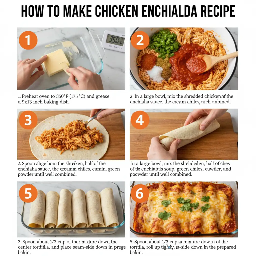 How to make chicken enchilada recipe