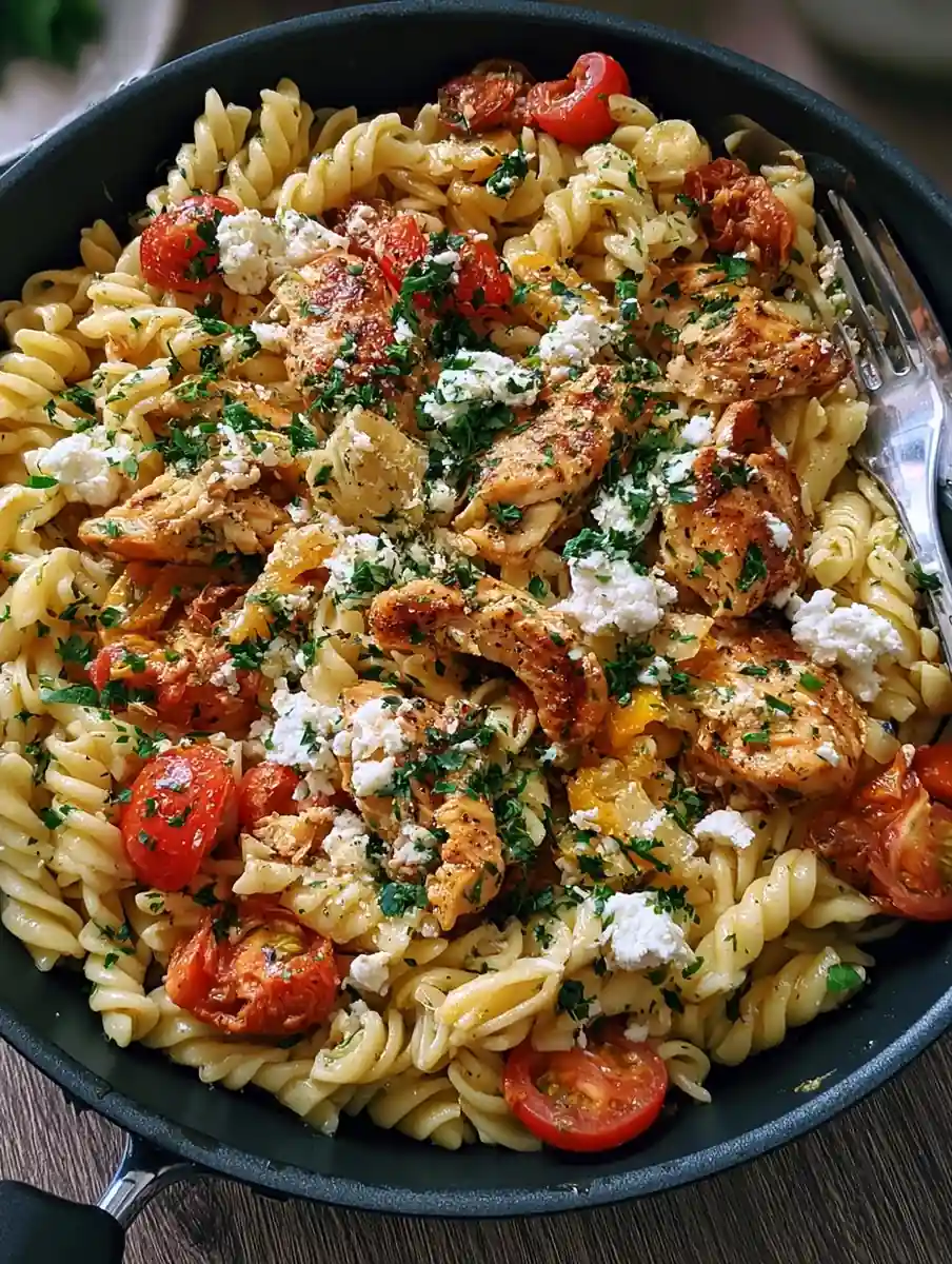 Why you'll love chicken feta pasta recipe