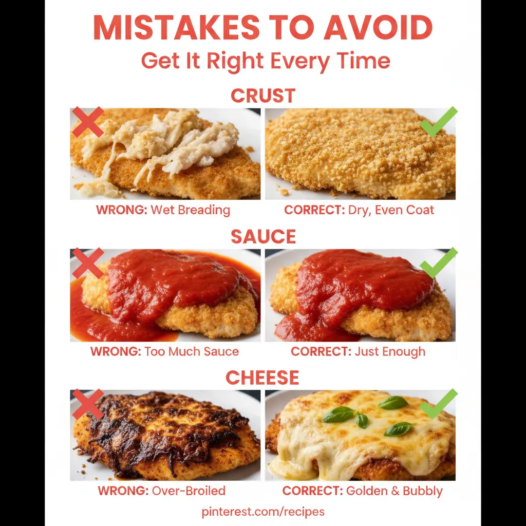 chicken parmesan recipe common mistakes