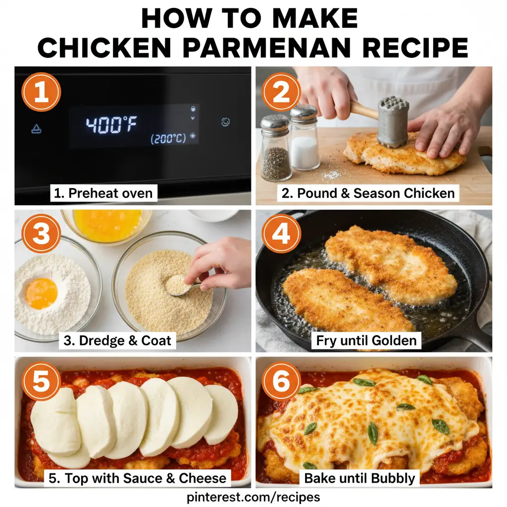 How to make chicken parmesan recipe