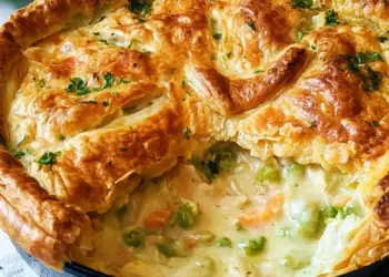 chicken pot pie recipe featured