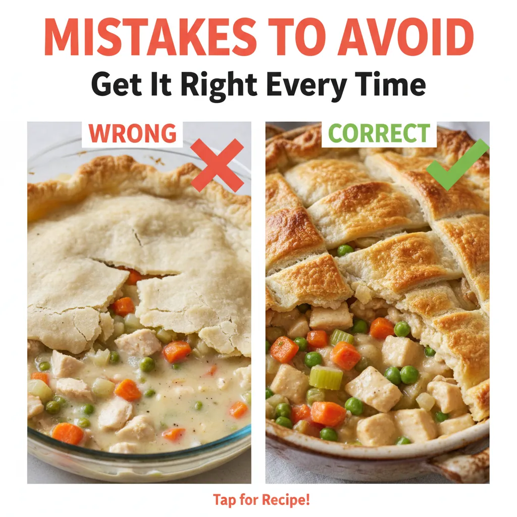 chicken pot pie recipe common mistakes