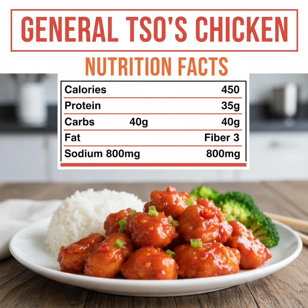 Chinese chicken dinner recipe nutritional information