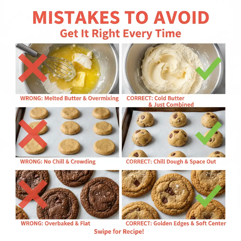 chocolate chip cookie recipe common mistakes