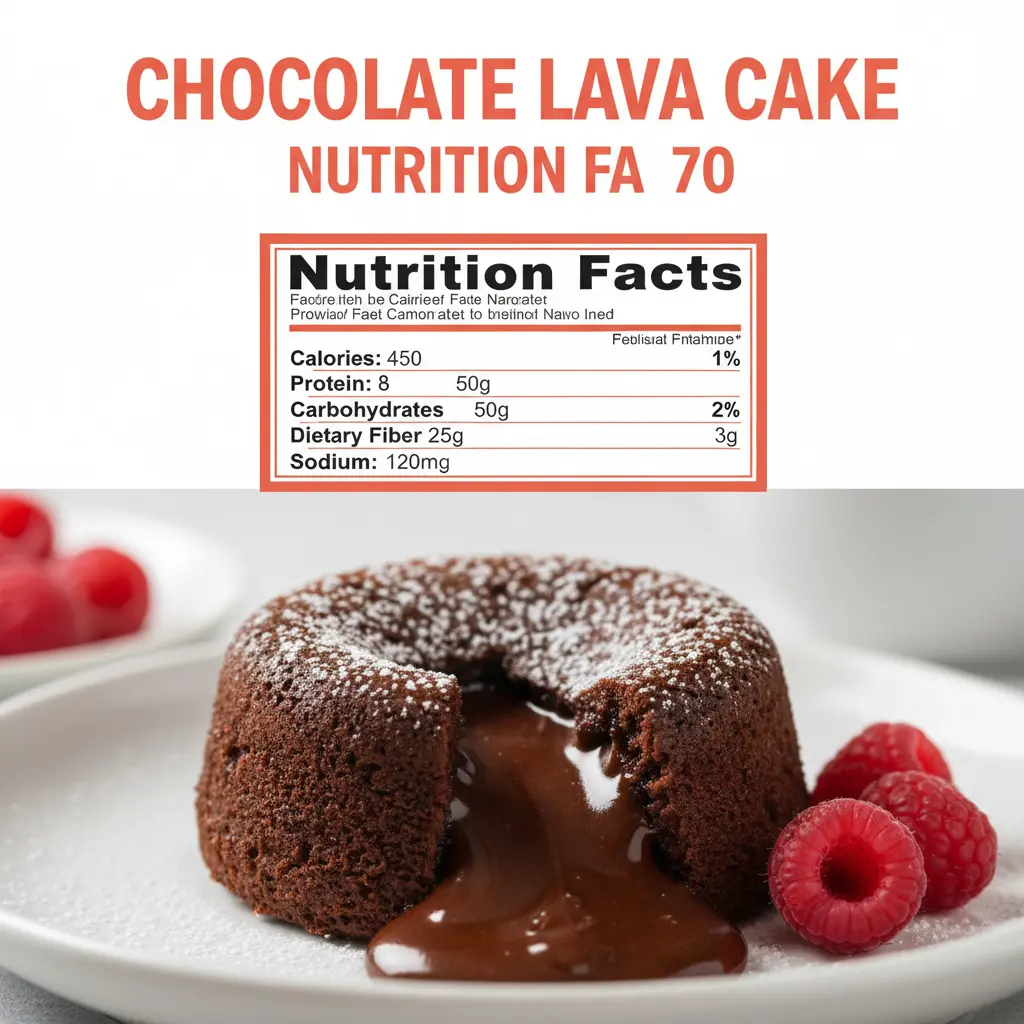 Chocolate Lava Cake nutritional information