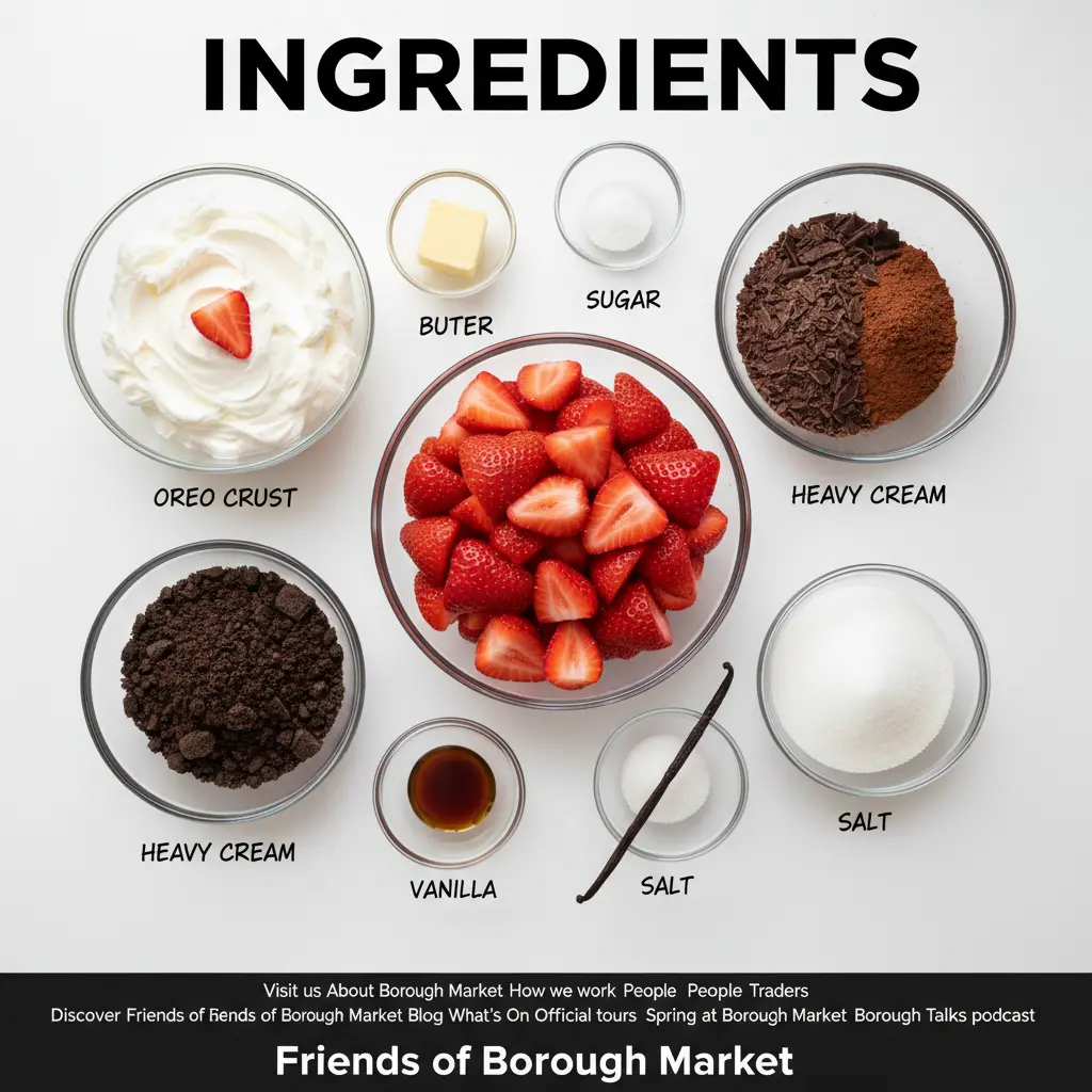 chocolate strawberries and cream pie recipe ingredients