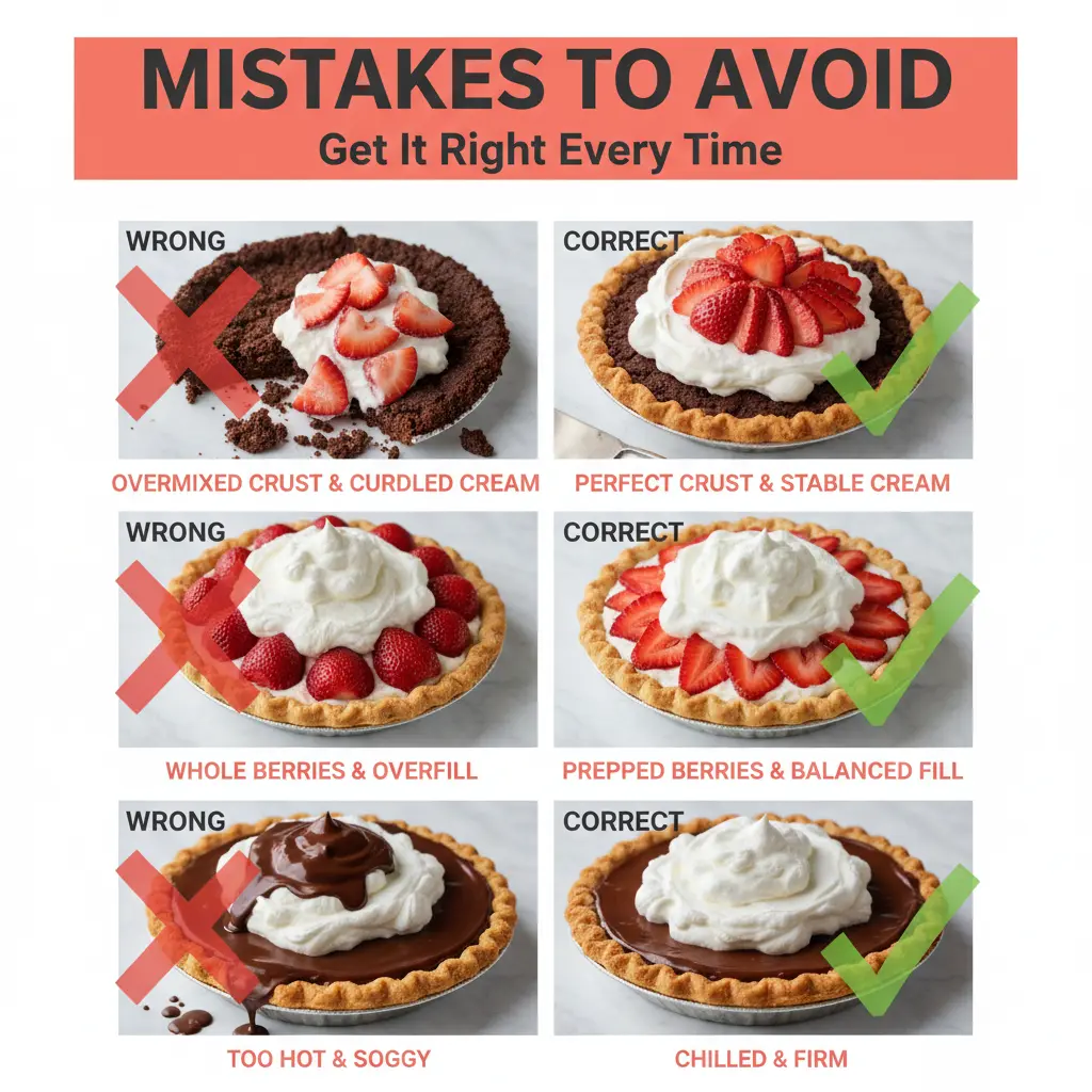 chocolate strawberries and cream pie recipe common mistakes
