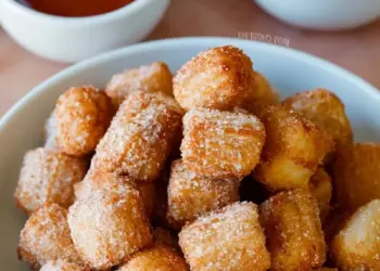 churro bites recipe featured