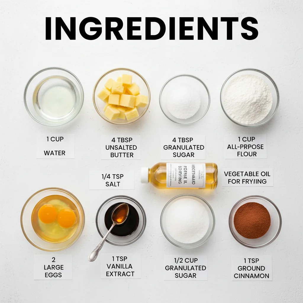 churro bites recipe ingredients