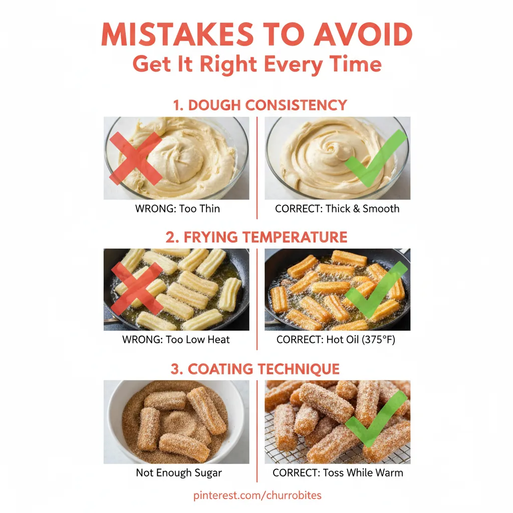 churro bites recipe common mistakes