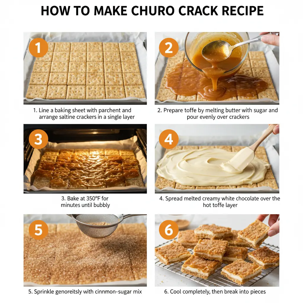 How to make churro crack recipe