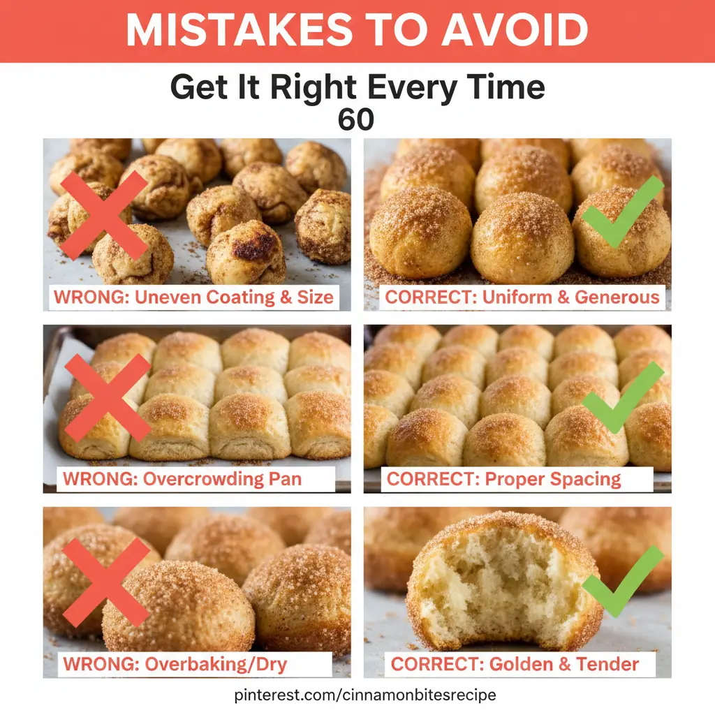 cinnamon sugar bites recipe common mistakes