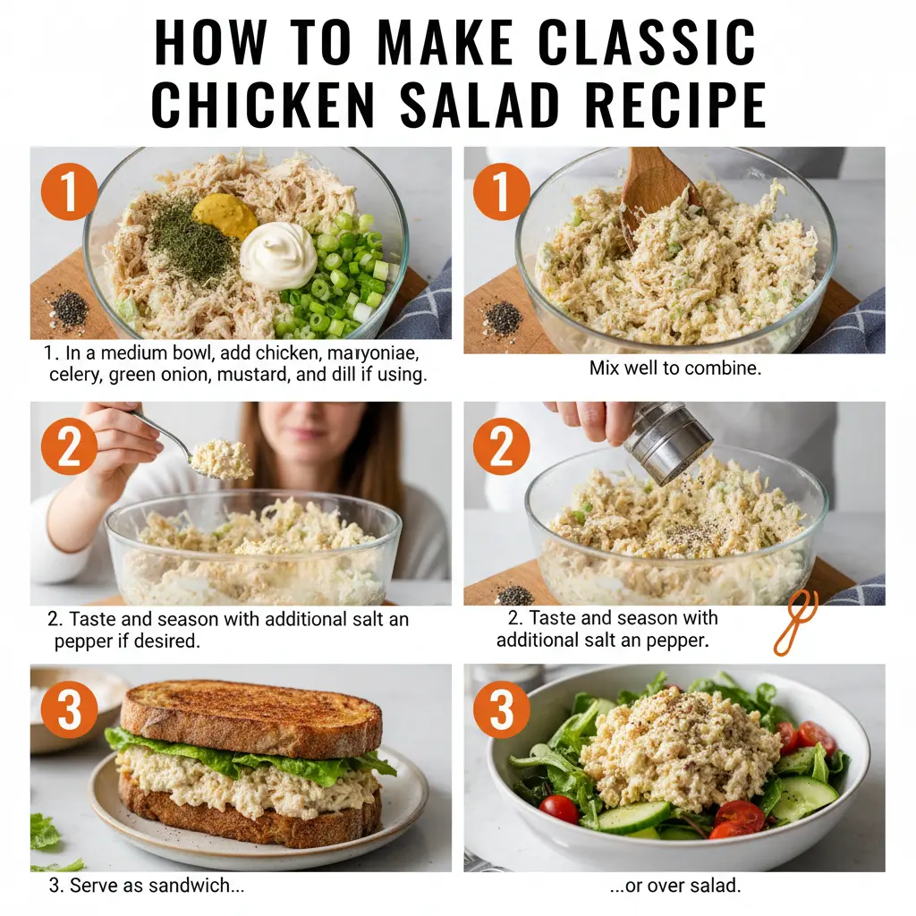 How to make classic chicken salad recipe