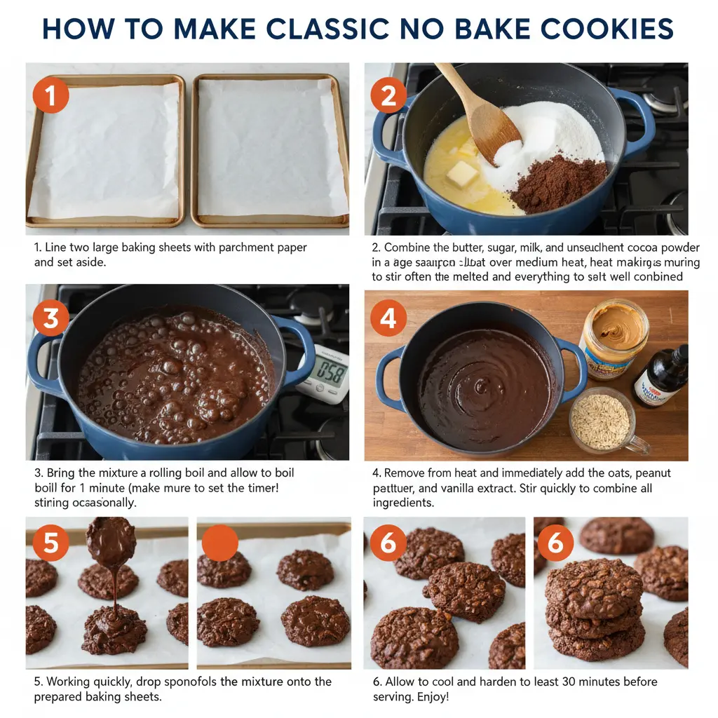 How to make classic no bake cookies