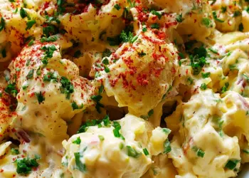 classic potato salad recipe featured
