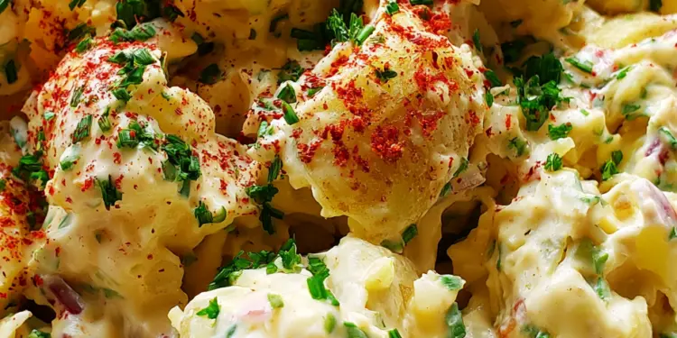 classic potato salad recipe featured