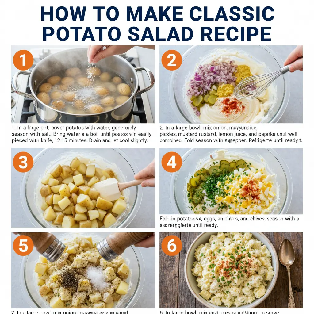 How to make classic potato salad recipe