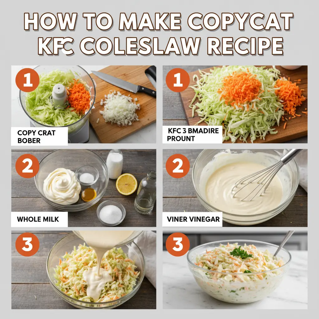 How to make copycat KFC coleslaw recipe
