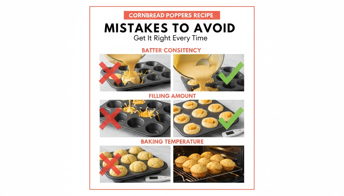 cornbread poppers recipe common mistakes