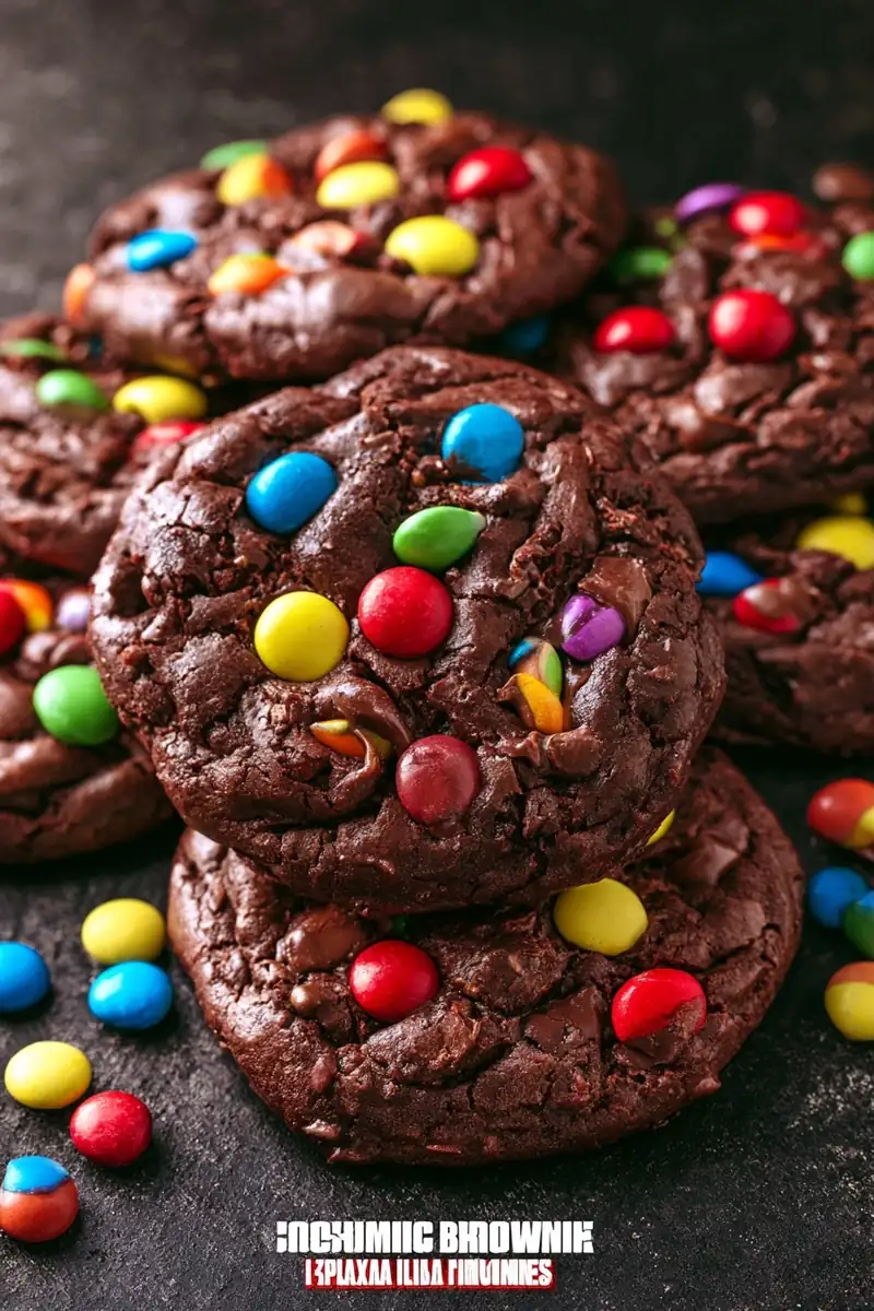 cosmic brownie cookies featured