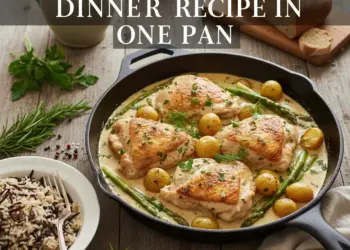 creamy chicken dinner featured