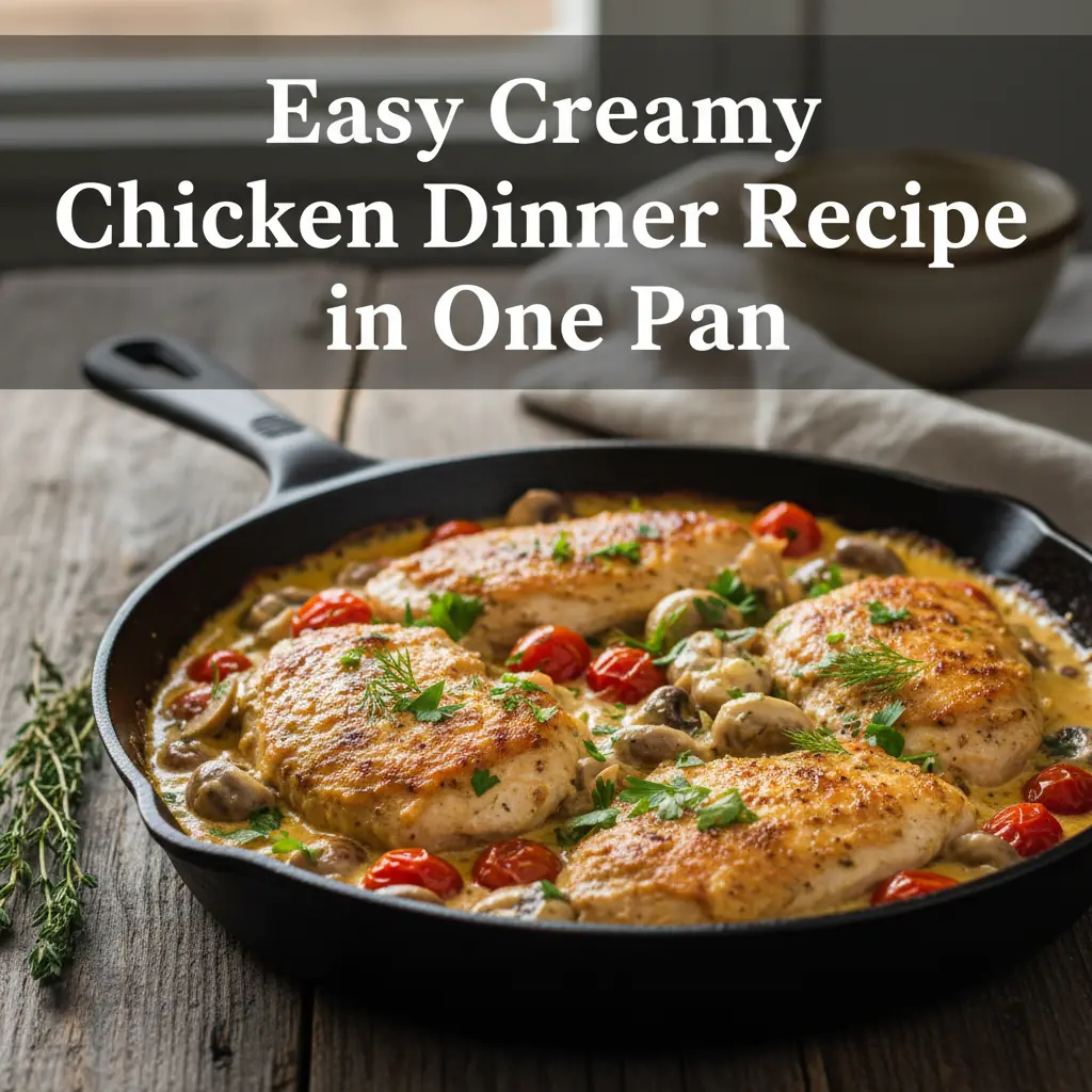 creamy chicken dinner recipeCard1