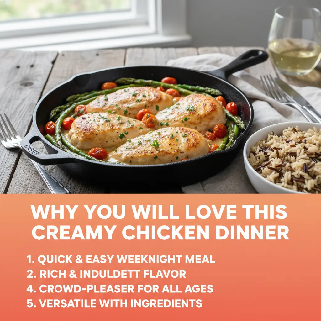 Why you'll love creamy chicken dinner