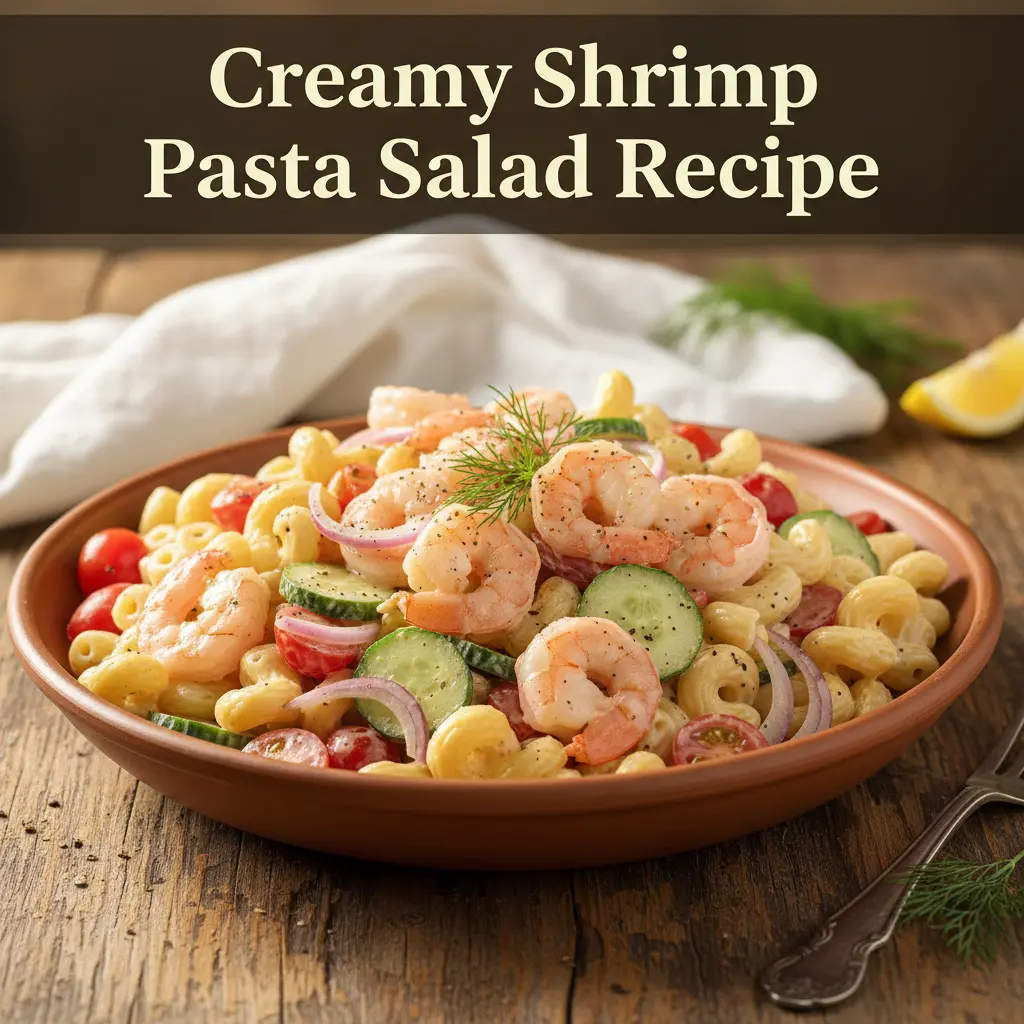 Why you'll love creamy shrimp pasta salad