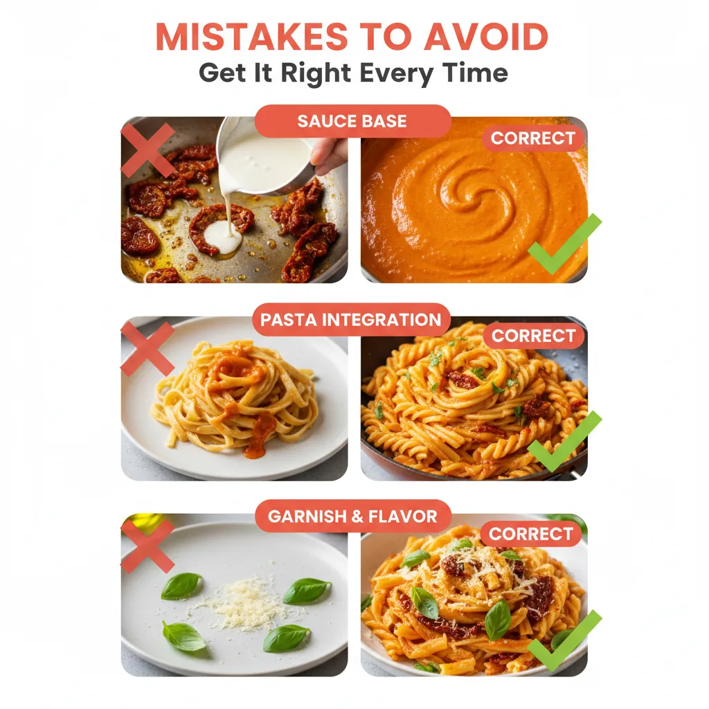 creamy sundried tomato pasta recipe common mistakes