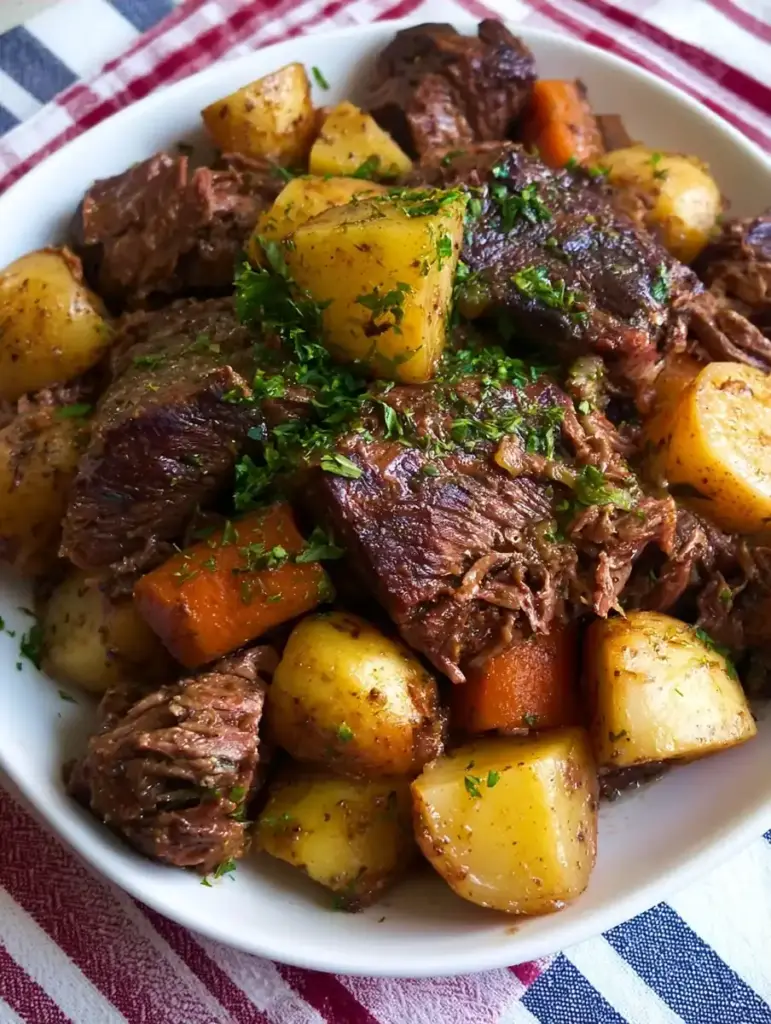 crockpot pot roast recipe recipeCard1