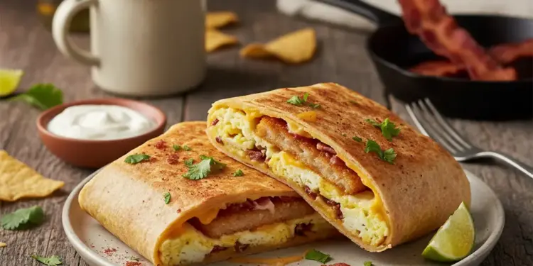 crunchwrap breakfast recipe featured