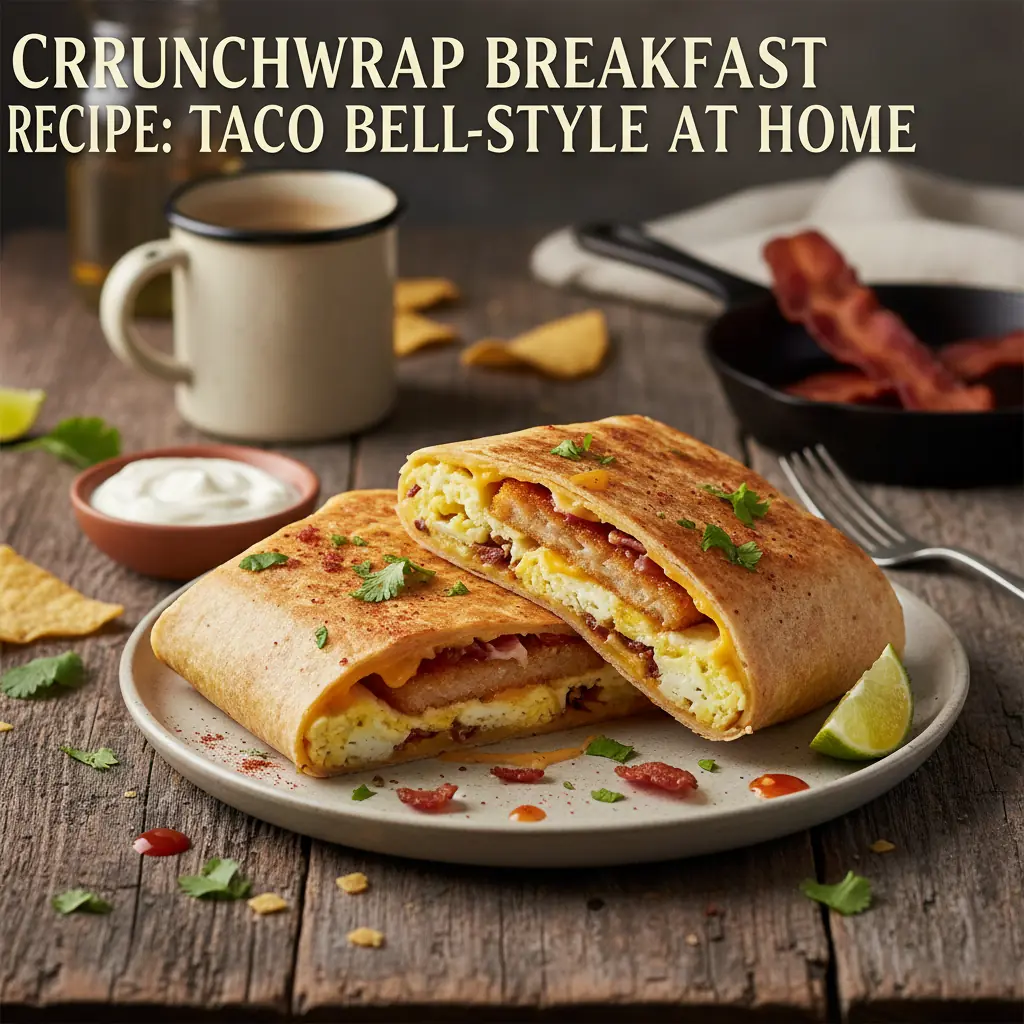 crunchwrap breakfast recipe featured