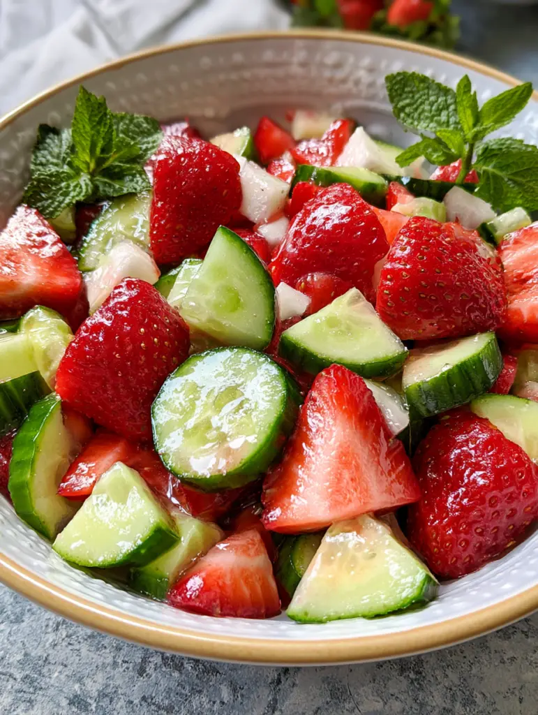 cucumber strawberry salad recipe recipeCard1