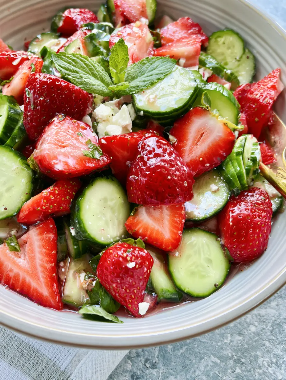 Why you'll love cucumber strawberry salad recipe