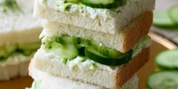 cucumber tea sandwiches recipe featured