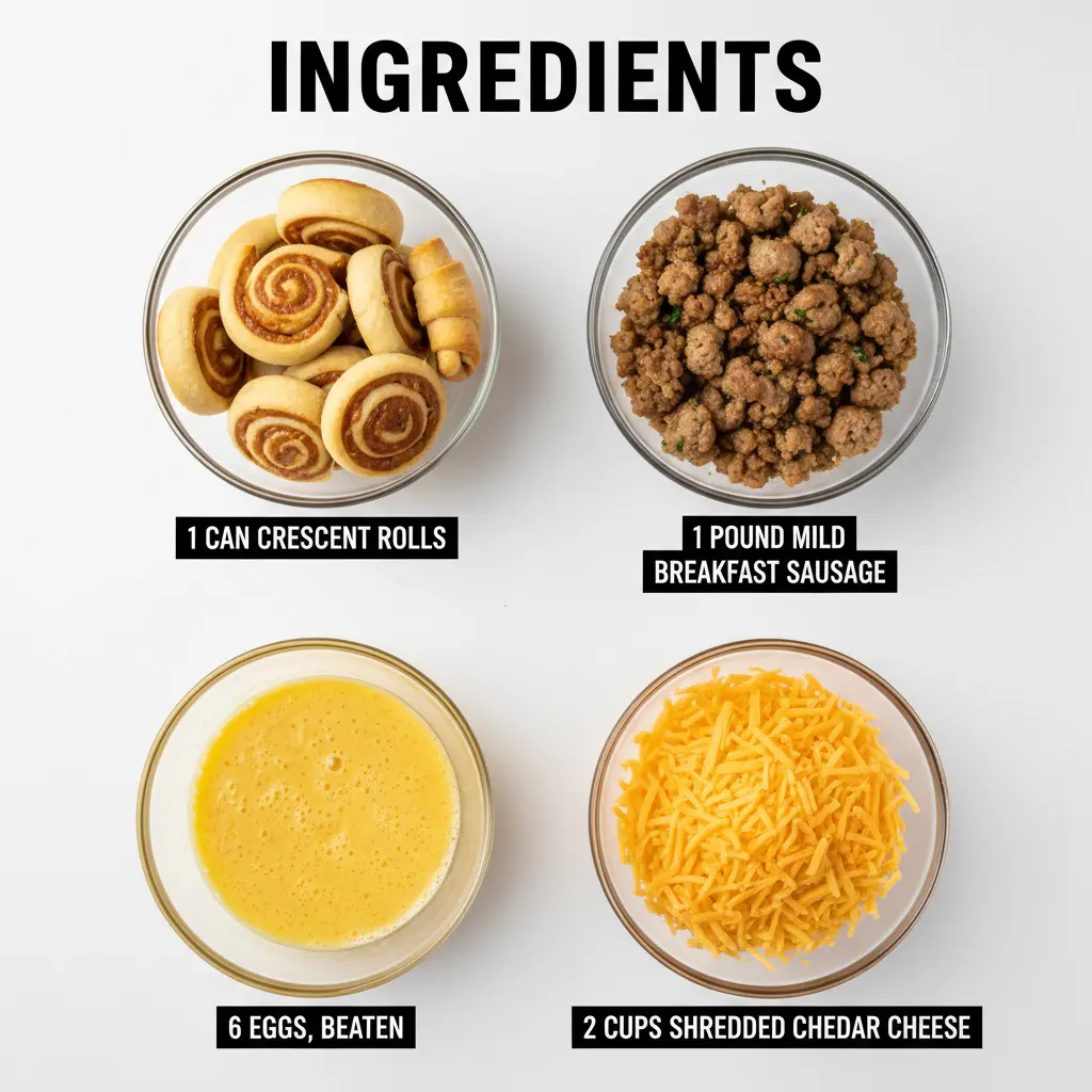 easy breakfast casserole ingredients